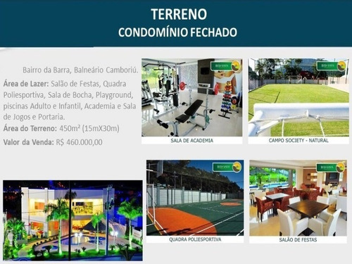 Imagem 2 de 2 de Terreno Com Breve Vista Em Condomínio Fechado!!! Balneário Camboriú - T175 - 32075915