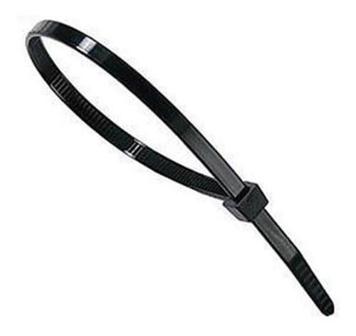 Precintos Black Jack Negros 180 X 4,6 Mm Set X 100 Unidades