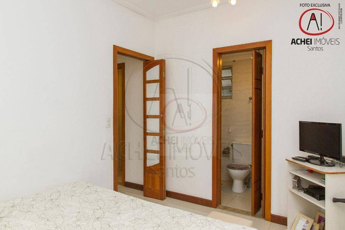 Imagem 14 de 30 de Apartamento Com 2 Dormitórios, 2 Suítes, 3 Banheiros E 1 Vaga Coletiva Suficiente À Venda, 92 M² Por R$ 535.000 - Boqueirão - Santos/sp - Ap10536