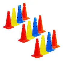 Comprar 12 Conos Con Huecos De Entrenamiento Deportivo + 6 Bastones
