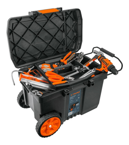 Imagen 2 de 6 de Caja Para Herramientas Con Ruedas Truper