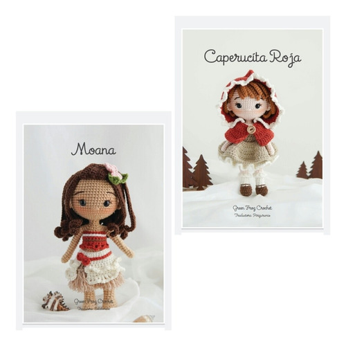 Patrones Princesas Caperucita - Moana Crochet Amigurumi Esp
