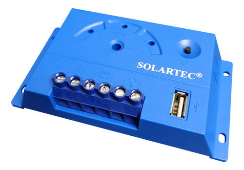 Regulador De Carga Para Panel Solar Solartec 12v 10amp