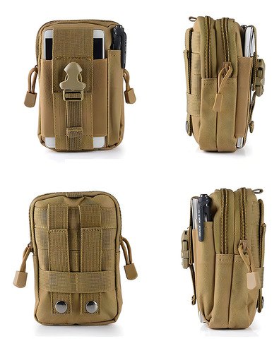 Bolsa tática Kossok Phun ideal para viagens, cor de camuflagem reforçada Edc