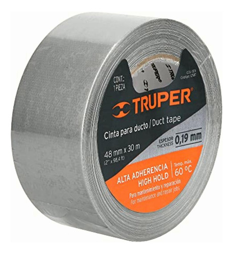 Truper Cdu-30x, Cinta Para Ducto Resistente A Altas