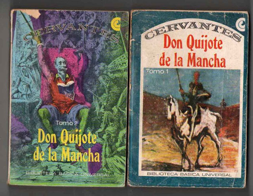 Don Quijote De La Mancha - Cervantes Saavedra Usados 2 Tomos