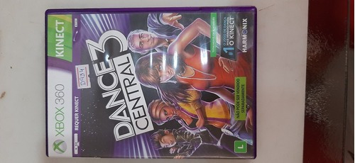 Jogo Xbox 360 Midia Original Dance Central 3 D934