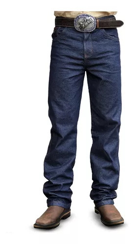 Calça country jeans masculina peão rodeio agro pura raça