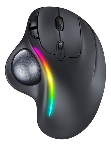 Mouse Trackball Inalámbrico Peious, Mouse Ergonómico Con For