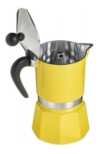 color amarillo 3 tazas Jcevium Cafetera italiana de aluminio para cafetera espresso 