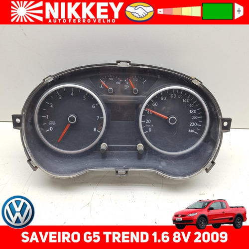 Painel Instrumentos Velocímetro Vw Gol Saveiro Voyage G5 1.6