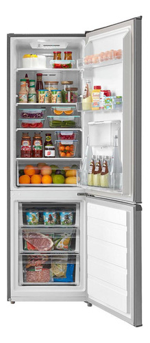 Refrigerador Midea No Frost 262 Litros Silver Mdrb380fge5