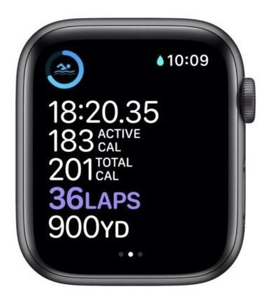 Apple Watch Series 6 44 Mm Caja De Aluminio Gris Espacial...
