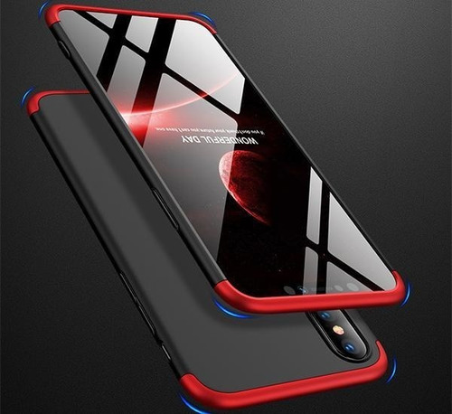 Imagen 4 de 6 de Carcasa Para iPhone XS Max 360° Marca - Gkk + Mica De Vidrio