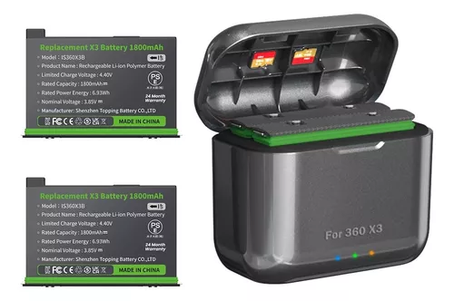 Comprar Insta360 one X3 cargador de bateria triple
