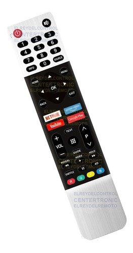 Imagen 1 de 5 de Control Remoto Dm50x7500 Para Noblex Smart Tv X7 Dm50x7550 