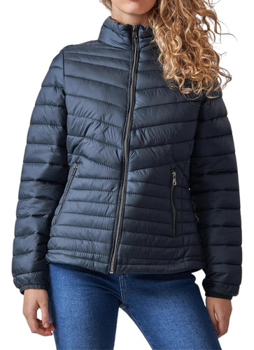 Campera Mujer Invierno Abrigada Inflable Liviana Capucha