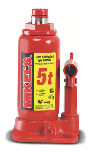 Gato Hidr Con Tornillo Extensión Capacidad 5 Ton Mikel's