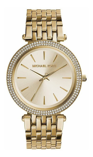 Reloj pulsera Michael Kors MK3191 con correa de acero inoxidable color dorado