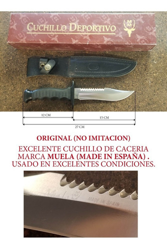 Cuchillo Caceria Marca Muela Original