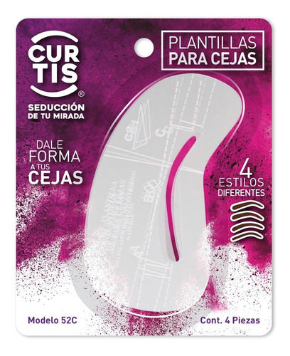 1 Pz Plantillas Para Cejas Curtis 