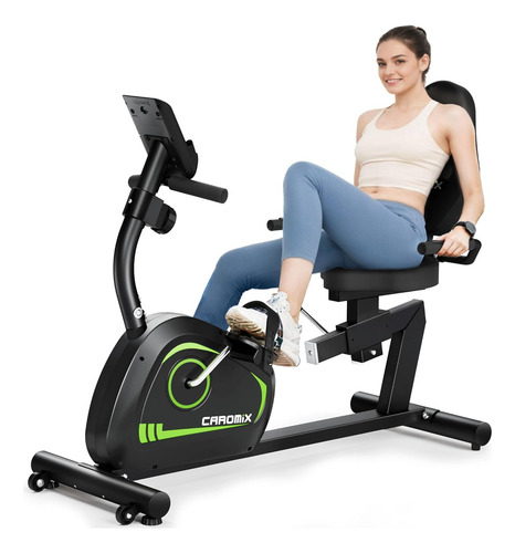 Caromix Recumbent Exercise Bike For Adults Seniors, Stationa