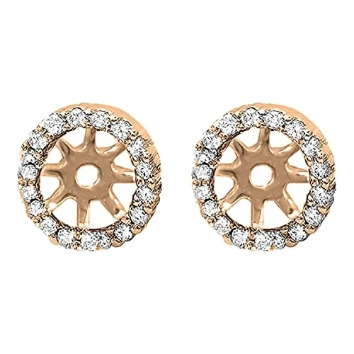 comprar Aretes Extraíbles De Diamante Blanco Redondo Para Mujeres