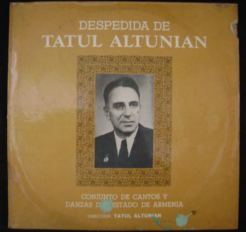 Tatul Altunian-cantos Y Danzas De Armenia- Vinilo-7,5 Puntos