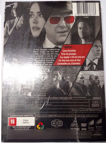 Box Original: The Blacklist 4ª Temporada Lista Negra 6 Dvd's