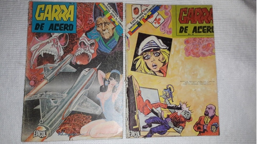 2 Cómics Garra De Acero N°8,15/edicol/1968/$6.000×2cómics