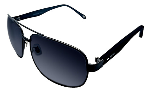 Gafas Fossil Outlook 66353795 Color Negro Color de la lente Negro