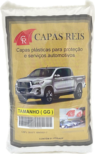 Capa Automotiva Transparente -tamanho Gg - Capa Reis (1uni)