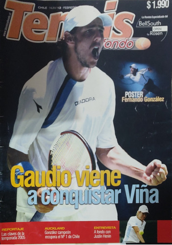 Revista Tenis Gaudio Viene A Conquistar Viña Febrero 05