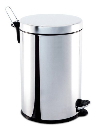 Lixeira Inox Pedal E Balde 5l 20x30cm - Brinox 3040/202