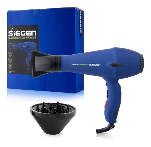 Secador de pelo Siegen SG-3051 azul 220V - 240V