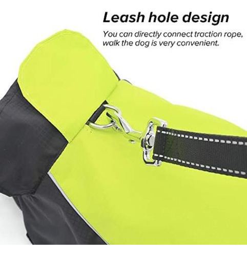 Chubasquero Impermeable Vizpet: Abrigo Cómodo Para Perros