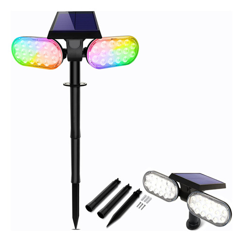 Solar Spotlights Outdoor, Dusk To Dawn Solar Spot Light Alwa