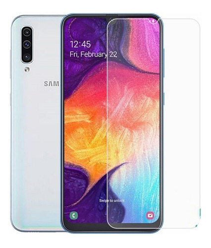Funda Estuche Flip Cover De Lujo + Vidrio 2d Samsung A50