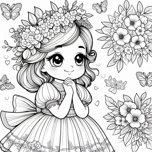 Libro Digital Pdf Para Colorear Cute 46 Diseños