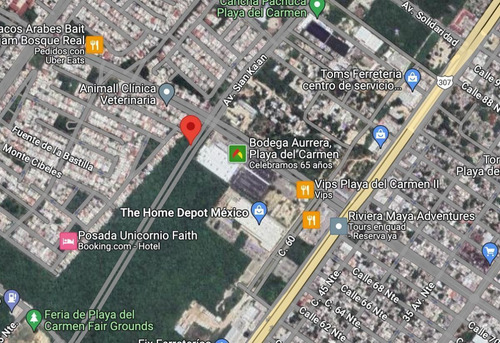 Terreno Comercial En Venta O Renta Frente A Bodega Aurrera En Playa Del Carmen