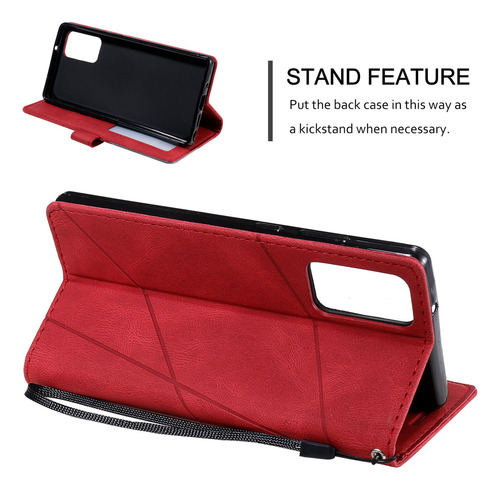 Funda Para Teléfono Oppo Find X2 Lite/k7/realme X7 Pro Ultra Wallet De Piel Sintética Con Ranura Para Tarjetas, Soporte
