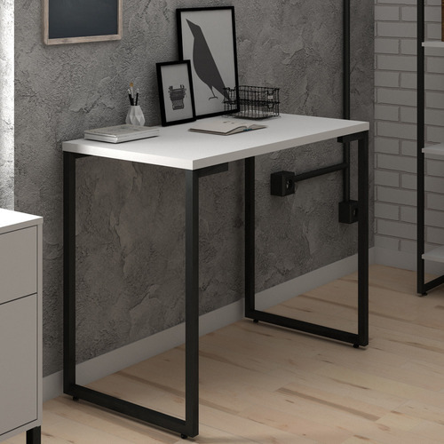 Kit de estantería y mesa Soul Office Ind. Línea blanca