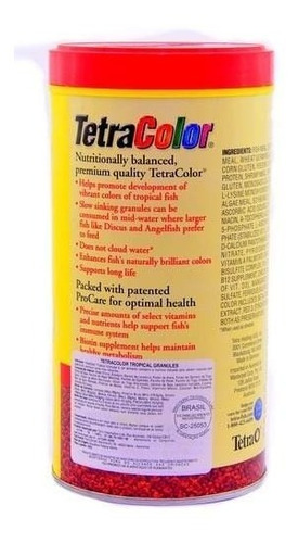 Tetra Color 300 Gr Original!! Elegi Mundo Acuatico