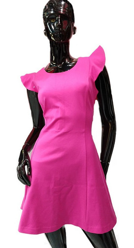 Imagen 3 de 3 de Vestido Corto Casual Formal Rosa Moda