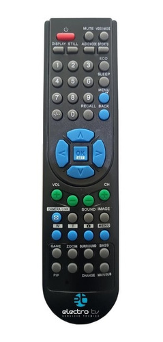 Control Remoto Compatible Tv Sansei Y Philco