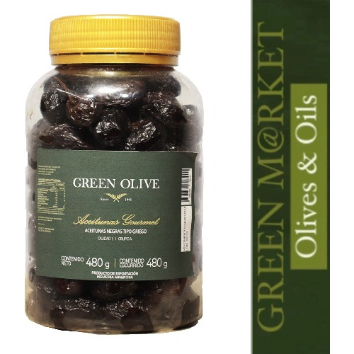 Aceitunas Negras Griegas X250gr. Green Olive