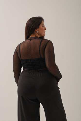 Remeras De Tul Sublimada Polera Magma Mujer Naif