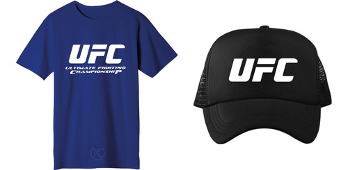 Polera Ufc + Jockey Gorro - Boxeo - Estampaking