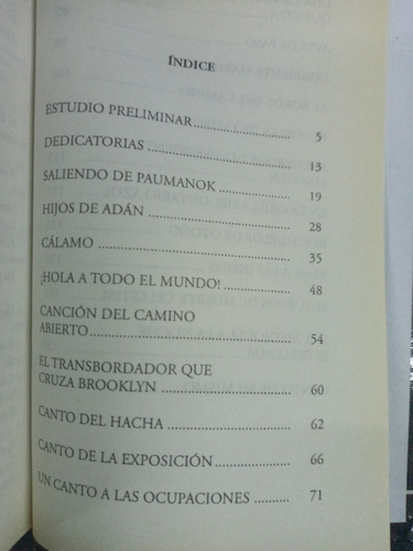 Imagen 4 de 5 de Hojas De Hierba / Canto De Mi Mismo * Walt Whitman *