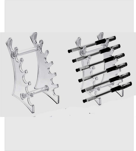 Exhibidor Soporte Boligrafos En Acrilico